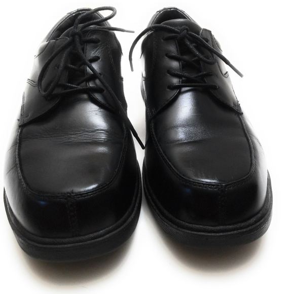 Florsheim ComforTech Men\'s 11 E Black Dress Shoes Leather Buckle Classic‎ 23180 Florsheim Comfortech Black Leather Dress Shoes Mens Size 11  main image 4